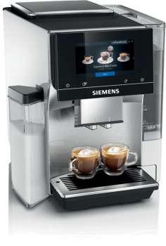Automatický kávovar Siemens TQ715R03 EQ700 - 19 bar, TFT iSelect displej, nerez/bílá