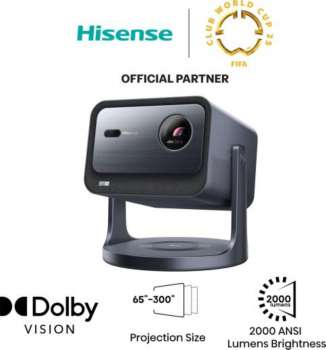 Projektor Hisense C2 Laser SMART TV - úhlopříčka 165-762 cm, DLP technologie, 2000 lm, Miracast