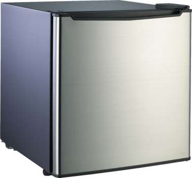 Minibar Guzzanti GZ 06B1 - objem 45 l, prostor pro 2 l PET lahev ve dveřích, černo stříbrná