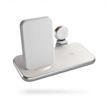Stojan pro bezdrátové nabíjení Zens Alu 4 in 1 Stand Wireless Charger