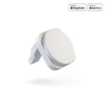 Cestovní stojan pro bezdrátové nabíjení Zens 2in1 MagSafe+Watch TravelCharger WT - bílý