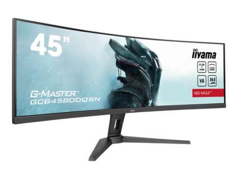 Počítačový monitor iiyama G-MASTER Red Eagle GCB4580DQSN-B1 - 45", zakř., DualQuad HD, repro, černý
