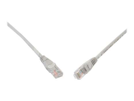 Síťový kabel Solarix Patch Cable CAT6 UTP PVC 2m - šedý