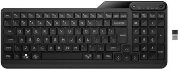 Bezdrátová klávesnice HP 475 Dual-Mode Wireless Keyboard - CZ+SK, hluboce černá