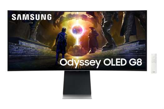 Počítačový herní monitor Samsung Odyssey OLED G855D - 34", UWQHD, 3440 x 1440, zakřiv., repro, stř.