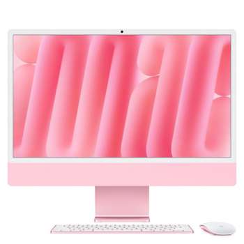 Počítač AiO Apple iMac 24 M4 - 23,5", 4480 x 2520, 24GB RAM, 512GB SSD, Sequoia, Pink