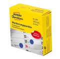 Kulaté etikety v zásobníku Avery Zweckform - modré, průměr 19 mm, 250 ks