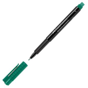 Permanentní popisovač  Faber-Castell Multimark 1513 F - zelený