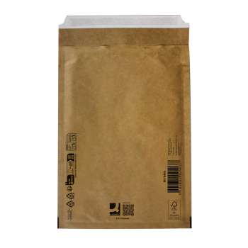 Bublinkové obálky Q-Connect - D/4, 200 x 275 mm, hnědé, 100 ks