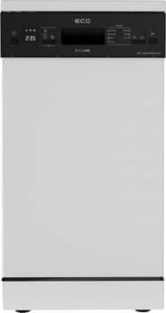 Myčka nádobí ECG EDF 100243 BlackLine - 45 cm, 10 sad nádobí, hlučnost 49 dB, 7 programů, bílá