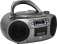 Rádio DAB/DAB+ s CD přehrávačem ECG CDR 990 DAB - přehráva CD, kazety, MP3, tuner FM/AM, šedé