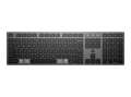 Bezdrátová klávesnice HP 725 - dobíjecí, napájené pomocí SuperCapacitor, CZ/SK, nightfall black