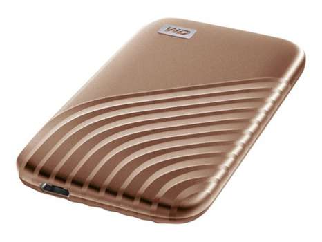 Externí SSD disk WD My Passport - 1TB, USB 3.2 Gen 2, AES 256 bitů, zlatý