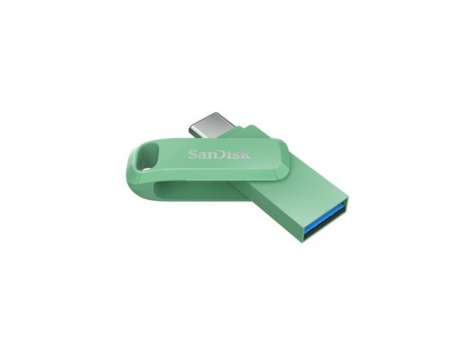 USB flash drive SanDisk Ultra Dual Drive Go - 512 GB, USB 3.2 Gen 1 / USB-C, zelená absinthe