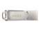 USB flash drive SanDisk Ultra Dual Drive Luxe - 128 GB, USB 3.1 Gen 1 / USB-C, stříbrný