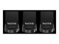 USB flash drive SanDisk Ultra Fit - 32 GB, USB 3.1, černý, 3 ks