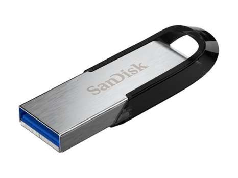 USB flash drive SanDisk Ultra Flair - 128 GB, USB 3.0, černo-stříbrný