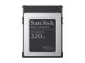 Paměťová karta Cfexpress SanDisk PRO-CINEMA - 320 GB, typ B, černo-stříbrná