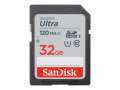 Paměťová karta SDHC SanDisk Ultra - 32 GB, UHS-I U1, Class10, šedá
