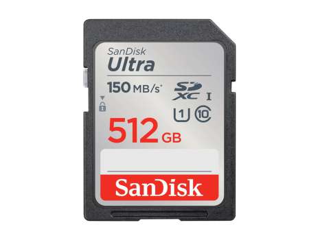 Paměťová karta SDXC SanDisk Ultra - 512 GB, Class 10, UHS-I, šedá