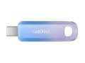 USB flash drive SanDisk Creator - 256 GB, USB-C 3.2 Gen 1, modrý