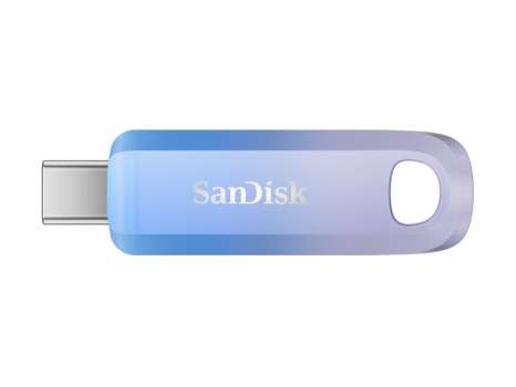 USB flash drive SanDisk Creator - 512 GB, USB-C 3.2 Gen 1, modrý