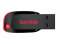 USB flash drive SanDisk Cruzer Blade - 16 GB, USB 2.0, černo-červený