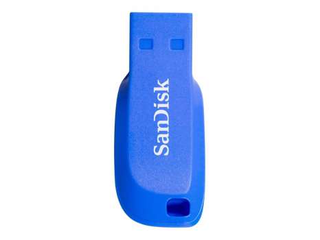 USB flash drive SanDisk Cruzer Blade - 32 GB, USB 2.0, elektrická modrá