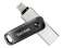 USB flash drive SanDisk iXpand Go - 256 GB, USB 3.0 / Lightning, černo-stříbrný
