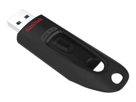 USB flash drive SanDisk Ultra - 128 GB, USB 3.0, černý