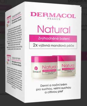 Duopack Dermacol Natural mandlový denní a noční krém