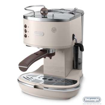 Pákový kávovar De'Longhi ECOV 311 BG Icona Vintage - tlak 15 bar, capuccino systém, béžový