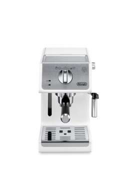 Pákový kávovar De'Longhi ECP 33.21 W - bojler z nerezové oceli, Capuccino systém, bílý