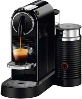 Kapslový kávovar De'Longhi Nespresso EN 267 BAE - tlak 19 bar, mléčný program, objem vody 1 l, černý