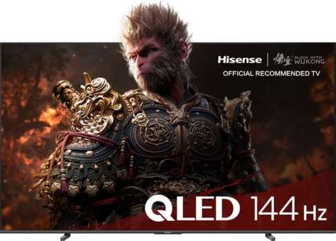 QLED SMART televize Hisense 100E7NQ PRO - úhlopříčka 254 cm, UHD rozliš. 144 Hz, MEMC, Atmos, černá