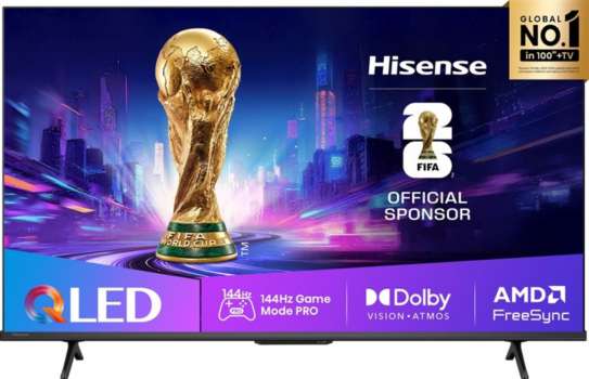 QLED SMART televize Hisense 50E7Q PRO - úhlopříčka 126 cm, UHD rozlišení, Vision IQ / Atmos, černá