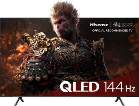 QLED SMART televize Hisense 85E7NQ PRO - úh. 215 cm, UHD 144 Hz, Vision IQ / Atmos, zvuk 50W, černá
