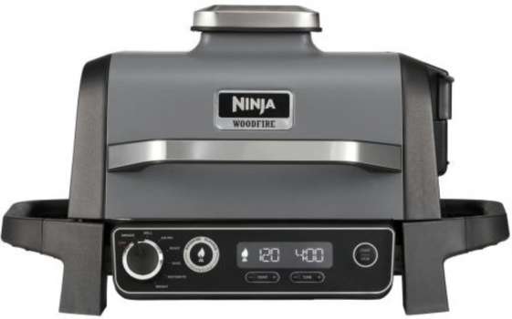 Venkovní elektrický gril Ninja OG701EU Woodfire Grill&Smoker - technologie Woodfire, černý