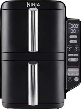 Horkovzdušná fritéza Ninja SL300EU Double Stack 7,6l - 2 nádoby 3,8 l, displej, černá