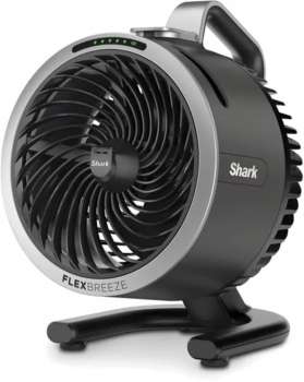 Stolní ventilátor Shark FA050EU Flex Breeze HydroGo - funkce zamlžování, přenosný, tichý, černý