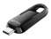 USB flash drive SanDisk Ultra Slider - 128 GB, USB-C 3.2 Gen 1, stříbrný