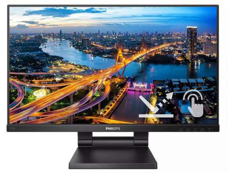Počítačový monitor Philips 242B1TC - 24", Full HD, dotykový, interaktivní, reproduktory, černý