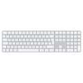 Bezdrátová klávesnice Apple Magic Keyboard Numeric Touch ID - BT, s touch ID, CZ layout, bílá