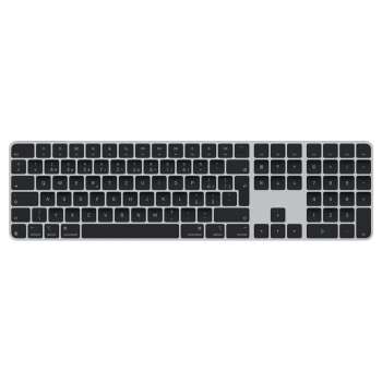 Bezdrátová klávesnice Apple Magic Keyboard Numeric Touch ID - BT, s touch ID, CZ layout, černá
