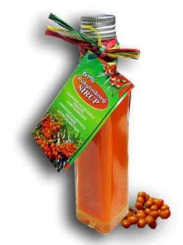 Sirup s vysokým podílem ovoce, rakytník, 250 ml