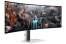 Počítačový monitor Samsung LS49CG934SUXEN - 49", OLED, 5K, 5120 x 1440, reproduktory, stříbrný