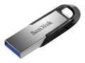 USB flash drive SanDisk Ultra Flair - 256 GB, USB 3.0, černo-stříbrný