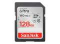 Paměťová karta SDXC SanDisk Ultra - 128 GB, Class 10, UHS-I, šedá