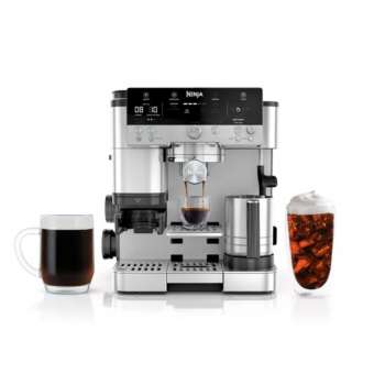 Pákový kávovar Ninja ES601EU Luxe™ Café Premier 3 v 1 - espresso, filtrovaná káva i cold brew, nerez