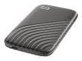 Externí SSD disk WD My Passport - 4TB, USB 3.2 Gen 2, AES 256 bitů, šedý